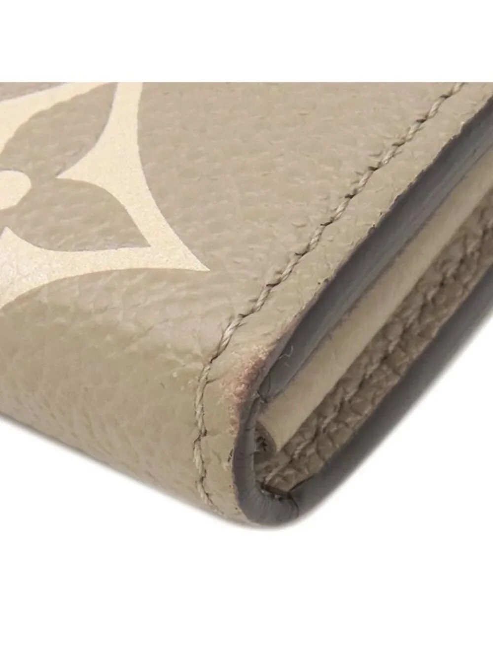 Louis Vuitton Wallet Portefeuille Sarah NM Monogram Empreinte Tourterelle Cream